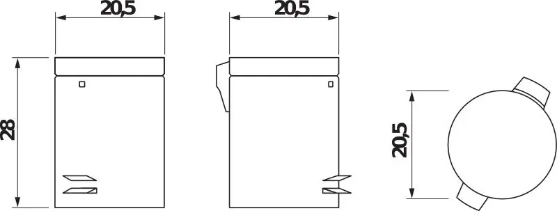Jika Generic - Afvalemmer 5 L, Gepolijst Rvs H3893D30042001 4 Jika Generic - Afvalemmer 5 L, Gepolijst Rvs H3893D30042001 - Afbeelding 2