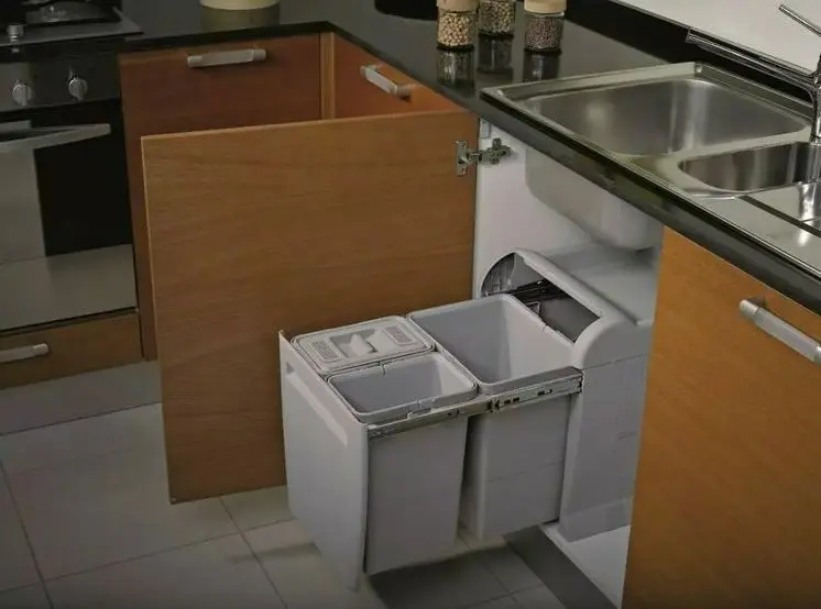 Elletipi City - Inbouw Afvalemmer, Met Gesplitst, 48 L PTA 5045A 7 Elletipi City - Inbouw Afvalemmer, Met Gesplitst, 48 L PTA 5045A - Afbeelding 5