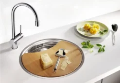 Blanco Rondosol - Spoelbak, Diameter 46 Cm, Geborsteld Rvs 513306 -SANITINO WINKEL 84a09a07b887683f6b35808f