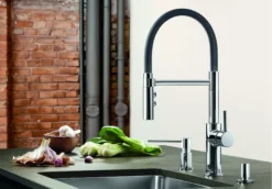 Blanco Catris S - Keukenraan Met Flexibele Uitloop En Sproeikop, Zwart/chroom 525791 -SANITINO WINKEL 85ba89376d66651ba8b42218