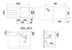 Blanco Lemis 6 - Spoelbak, 100x50 Cm, Met Afvoerbediening, Geborsteld Rvs 523033 6 Blanco Lemis 6 - Spoelbak, 100x50 Cm, Met Afvoerbediening, Geborsteld Rvs 523033 -SANITINO WINKEL 86ae3a5ea649240d2ed65221