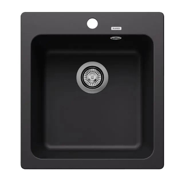 Blanco Naya 45 - Silgranit Spoelbak, 51x47 Cm, Zwart 526572 3 Blanco Naya 45 - Silgranit Spoelbak, 51x47 Cm, Zwart 526572