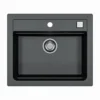 Alveus Atrox - Granieten Spoelbak 59x50 Cm, Met Draaiknopbediening, Carbon 1131996 -SANITINO WINKEL 884fa63b3058e6f0014c18ae