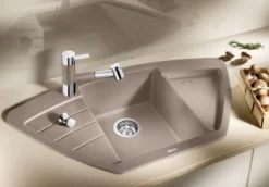 Blanco Zia 9 - Silgranit Spoelbak, 93x51 Cm, Zwart 526031 -SANITINO WINKEL 88f6e4c22bcda278f3b67f8f