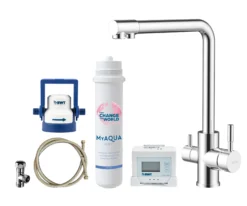 Kielle Wimeo - Keukenkraan Inclusief Filter, Chroom 10525SFI50