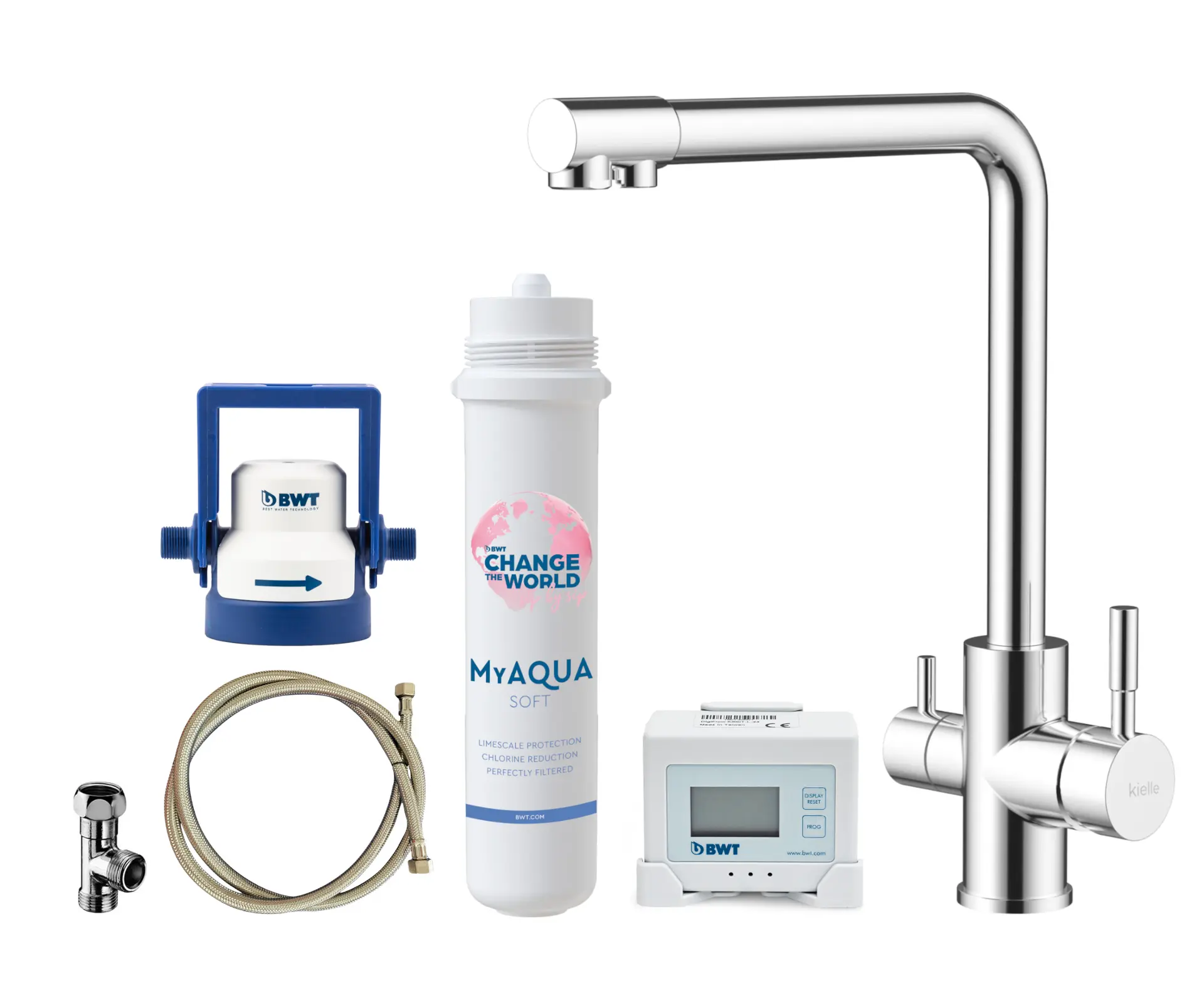 Kielle Wimeo - Keukenkraan Inclusief Filter, Chroom 10525SFI50 3 Kielle Wimeo - Keukenkraan Inclusief Filter, Chroom 10525SFI50