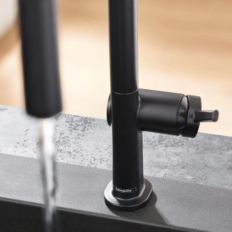 Hansgrohe M54 - Keukenkraan Talis Met Uittrekbare Sproeikop, SBox, Mat Zwart 72801670 6 Hansgrohe M54 - Keukenkraan Talis Met Uittrekbare Sproeikop, SBox, Mat Zwart 72801670 - Afbeelding 4