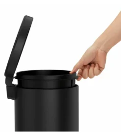 Simplehuman Afvalemmers - Afvalbak 4,5 L, Mat Zwart CW2091 -SANITINO WINKEL 8f10a48a8a6bd60e27e80a14