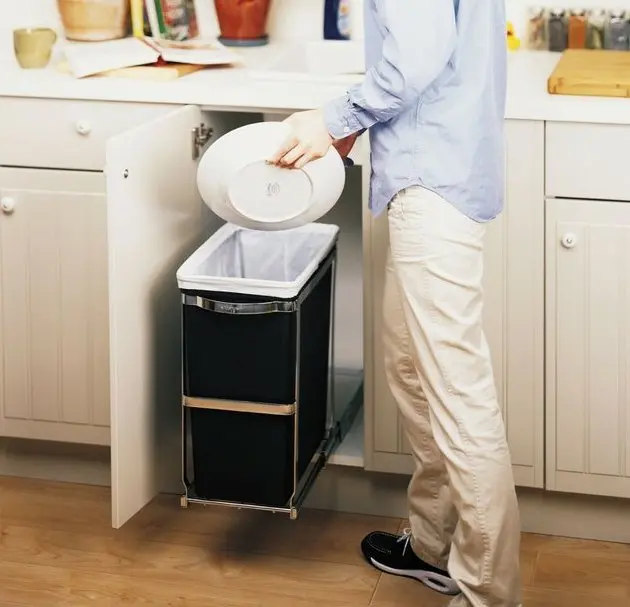 Simplehuman Afvalemmers - Uitschuifbare Recyclebak Voor Onder Het Aanrecht 30 L CW1124 9 Simplehuman Afvalemmers - Uitschuifbare Recyclebak Voor Onder Het Aanrecht 30 L CW1124 - Afbeelding 7