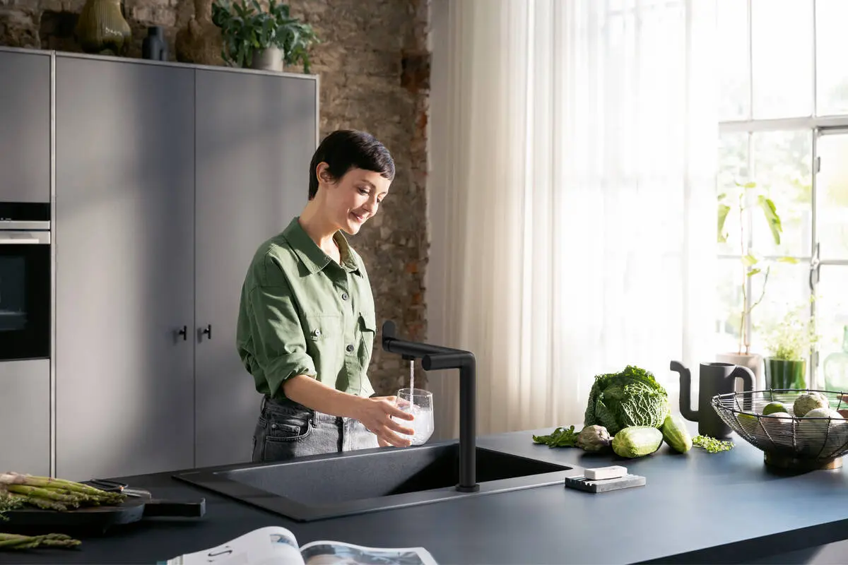 Hansgrohe Aqittura M91 - Keukenkraan, SodaSystem, SBox, Mat Zwart 76837670 9 Hansgrohe Aqittura M91 - Keukenkraan, SodaSystem, SBox, Mat Zwart 76837670 - Afbeelding 7