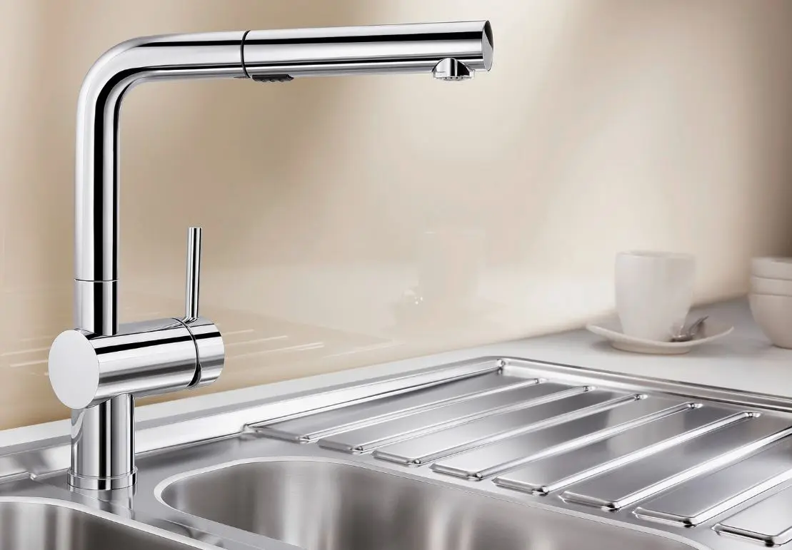 Blanco Linus S - Keukenkraan Met Uittrekbare Vuistdouche, Chroom 518406 5 Blanco Linus S - Keukenkraan Met Uittrekbare Vuistdouche, Chroom 518406 - Afbeelding 3