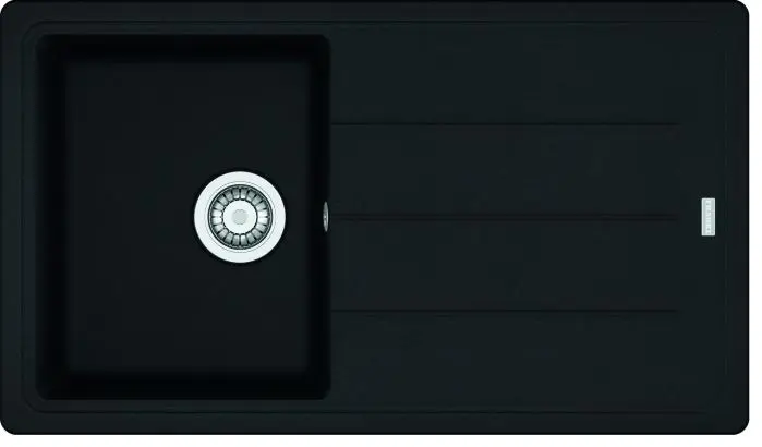 Franke Basis - Fragraniet Spoelbak BFG 611-86, 86x50 Cm, Mat Zwart 114.0661.512 3 Franke Basis - Fragraniet Spoelbak BFG 611-86, 86x50 Cm, Mat Zwart 114.0661.512