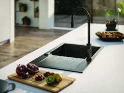 Alveus Cadit - Granieten Spoelbak 79x50 Cm, Met Draaiknopbediening, Carbon 1132026 10 Alveus Cadit - Granieten Spoelbak 79x50 Cm, Met Draaiknopbediening, Carbon 1132026 -SANITINO WINKEL 910830f3697977ccb2d57196