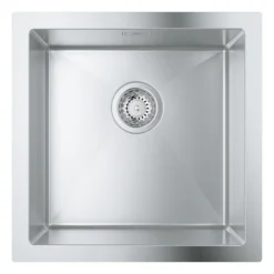Grohe Spoelbakken - K700 Spoelbak Met Afvoer, 46x46 Cm, Geborsteld Rvs 31578SD1