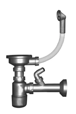 Novaservis Sifons - Spoelbak Sifon Met Overloop NSP51