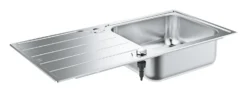 Grohe Spoelbakken - K500 Spoelbak, 100x50 Cm, Geborsteld Rvs 31563SD1 -SANITINO WINKEL 998426214989710f24fb665d