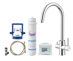 Kielle Wimeo - Keukenkraan Inclusief Filter, Chroom 10525SFI20