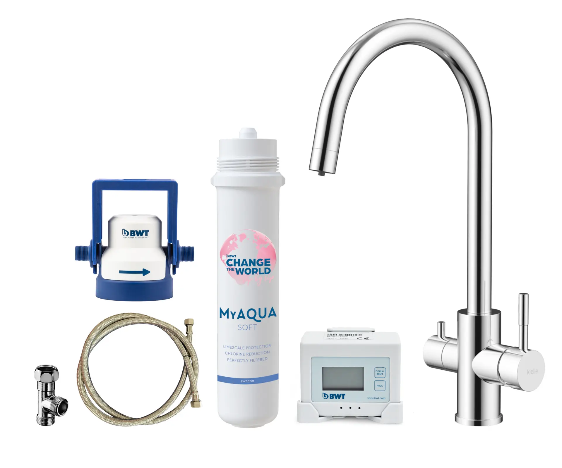 Kielle Wimeo - Keukenkraan Inclusief Filter, Chroom 10525SFI20 3 Kielle Wimeo - Keukenkraan Inclusief Filter, Chroom 10525SFI20