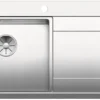 Blanco Divon II - Spoelbak, 100x51 Cm, Met Afdruipdeel En Draaiknopbediening, Rvs 521659 2 Blanco Divon II - Spoelbak, 100x51 Cm, Met Afdruipdeel En Draaiknopbediening, Rvs 521659 -SANITINO WINKEL 99a218b65470b5423544d9c0
