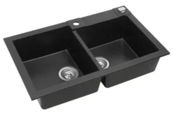 Alveus Rock - Granieten Spoelbak 78x48 Cm, Met Draaiknopbediening, Carbon 1090965 8 Alveus Rock - Granieten Spoelbak 78x48 Cm, Met Draaiknopbediening, Carbon 1090965 -SANITINO WINKEL 9a4339ba810b70c0464f0386