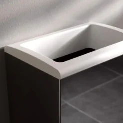 Keuco Collection Moll - Open Afvalemmer, Wandbevestiging, Antraciet/chroom 12788010001 -SANITINO WINKEL 9f1895573f9acac0a729e2ed