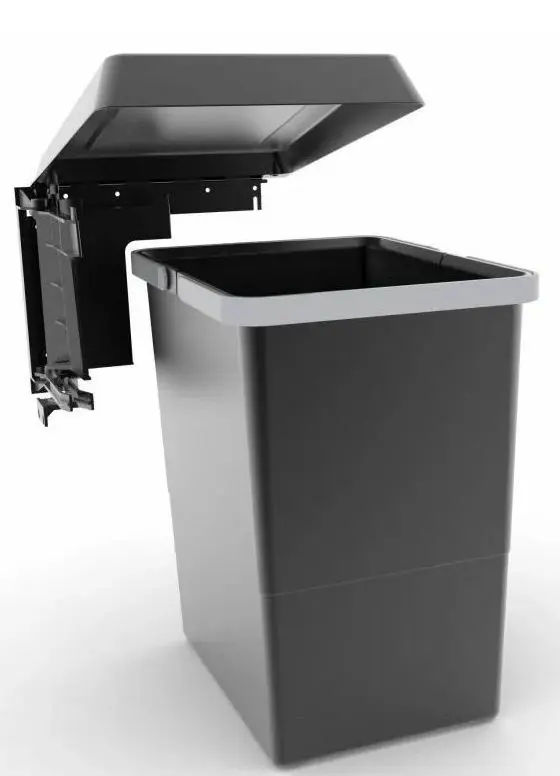 Elletipi Swing 2.0 - Ingebouwde Afvalbak, 18 L PBN A SG34 5 Elletipi Swing 2.0 - Ingebouwde Afvalbak, 18 L PBN A SG34 - Afbeelding 3