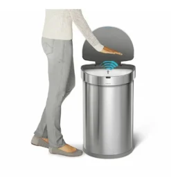 Simplehuman Afvalemmers - Afvalbak Met Sensor, 45 L, Gebrosteld Rvs ST2009 -SANITINO WINKEL a13d94236f12cac3f848286c