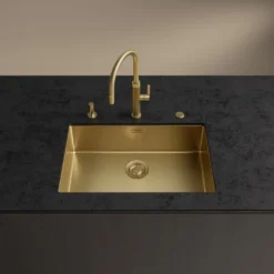 Franke Mythos Masterpiece - Keukenkraan FG 1554.504, Met Uittrekbare Vuistdouche, Goud 115.0711.558 -SANITINO WINKEL a1abcdf4e5ba4a558f4a4488