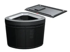 Franke Sorters - Inbouw Prullenbak Solo 50, Zwart 121.0307.568