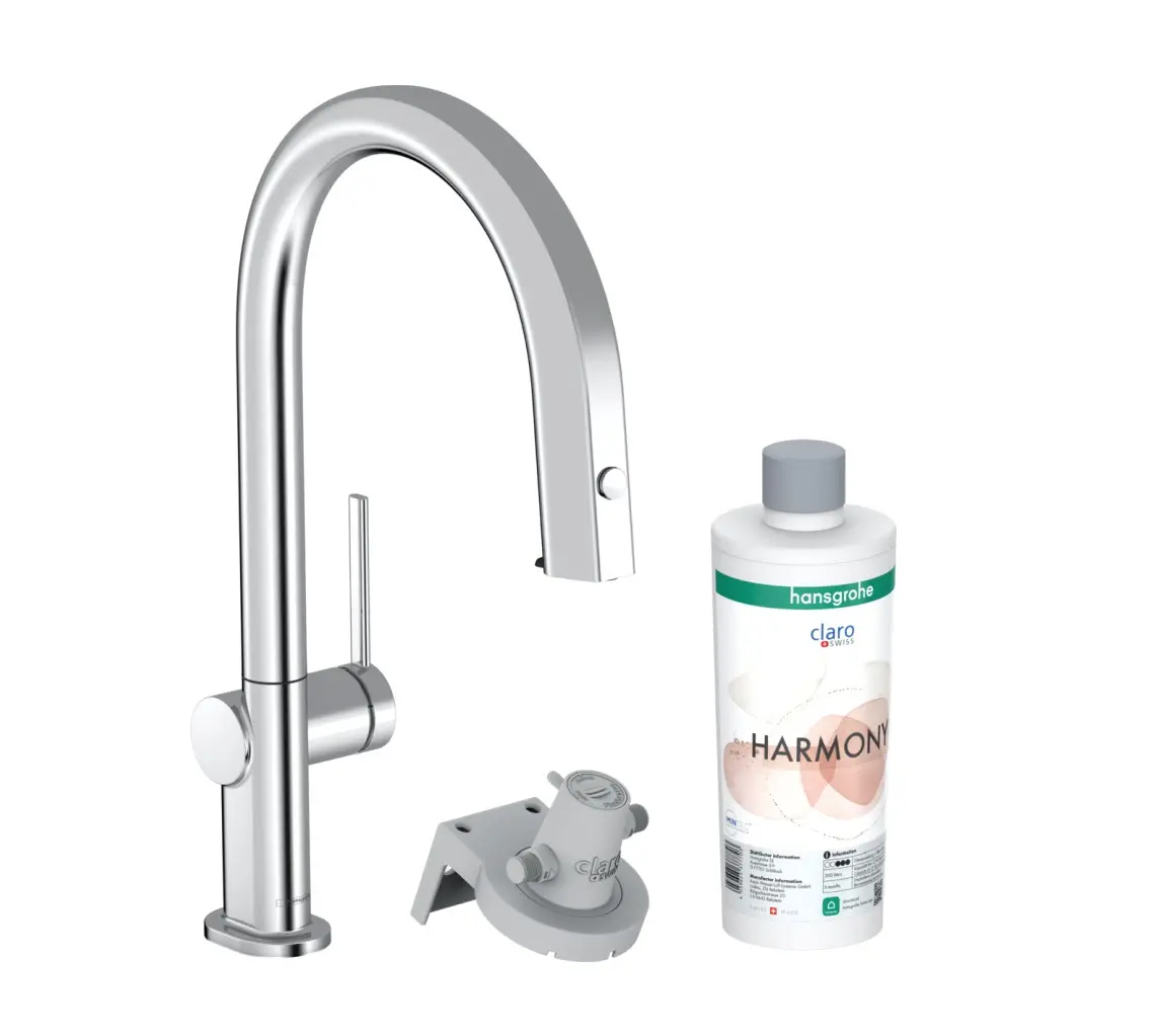 Hansgrohe Aqittura M91 - Keukenmengkraan Met Uittrekbare Uitloop En Filterfunctie, Chroom 76801000 3 Hansgrohe Aqittura M91 - Keukenmengkraan Met Uittrekbare Uitloop En Filterfunctie, Chroom 76801000