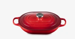 Le Creuset - Braadpan Oblong, Inhoud 3,4 L, Cerise 21112310602430