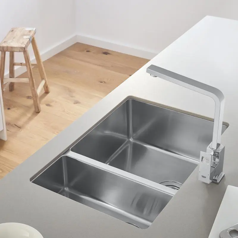 Grohe Spoelbakken - K700 Spoelbak, 76x45 Cm, Geborsteld Rvs 31575SD1 6 Grohe Spoelbakken - K700 Spoelbak, 76x45 Cm, Geborsteld Rvs 31575SD1 - Afbeelding 4