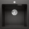 Blanco Pleon 5 - Silgranit Spoelbak, 52x51 Cm, Zwart 525951