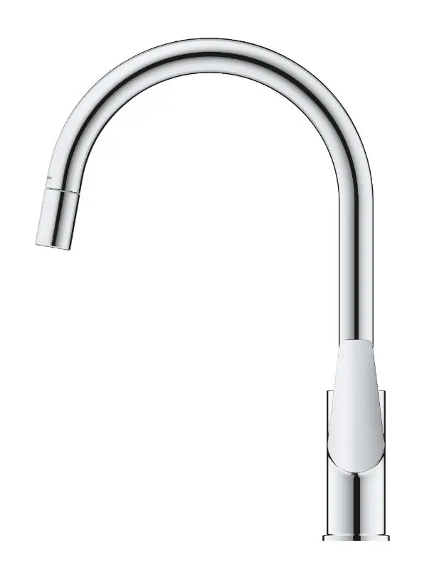 Grohe Start Edge - Keukenkraan Met Uittrekbare Vuistdouche, Chroom 30550000 5 Grohe Start Edge - Keukenkraan Met Uittrekbare Vuistdouche, Chroom 30550000 - Afbeelding 3