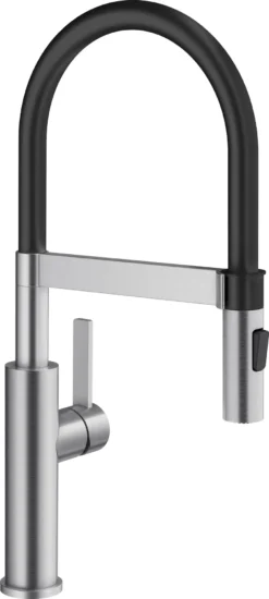 Blanco Sonea S - Wastafelkraan Met Flexibele Arm En Sproeikop, Geborsteld Rvs 526616