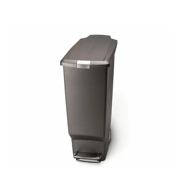 Simplehuman Afvalemmers - Afvalbak Slim 40 L, Grijs CW1363 3 Simplehuman Afvalemmers - Afvalbak Slim 40 L, Grijs CW1363