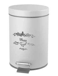 Aqualine Nicea - Afvalbak 3 L, Wit 7500