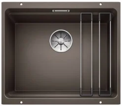 Blanco Etagon 500 - Silgranit Spoelbak, 53x46 Cm, Met Verschuifbare Rails, Koffie 522236