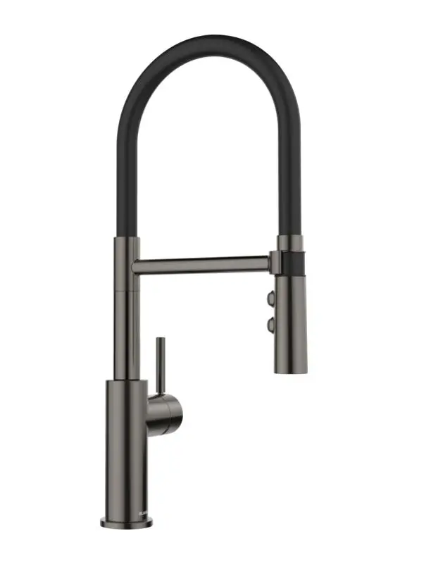 Blanco Catris S - Keukenkraan Met Flexibele Arm En Vuistdouche, Donker Staal 527731 3 Blanco Catris S - Keukenkraan Met Flexibele Arm En Vuistdouche, Donker Staal 527731