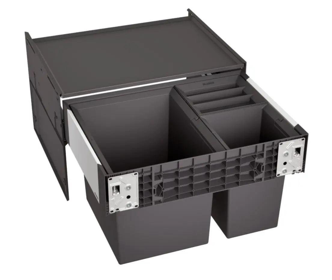 Blanco Select - Inbouw Afvalemmer, Met Scheidingswand, Inhoud 46 L 526205 3 Blanco Select - Inbouw Afvalemmer, Met Scheidingswand, Inhoud 46 L 526205