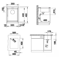 Blanco Subline 320 - Silgranit Spoelbak, 35x46 Cm, InFino, Antraciet 523406 5 Blanco Subline 320 - Silgranit Spoelbak, 35x46 Cm, InFino, Antraciet 523406 -SANITINO WINKEL adc98a89786ff43237ba009b 1