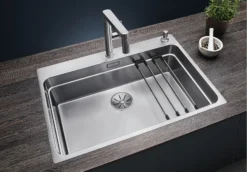 Blanco Etagon 700 - Spoelbak, 74x50 Cm, Met Draaiknopbediening En Verschuifbare Rails, Rvs 524274 -SANITINO WINKEL aebffc78d633242523aef21e