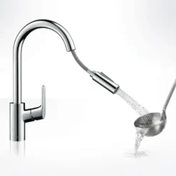 Hansgrohe Focus M41 - Keukenkraan Met Uittrekbare Vuistdouche, Chroom 31815000 -SANITINO WINKEL af81b1dbbf231684aea3e0b4