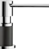 Blanco Accessoires - Lato Afwasmiddel Dispenser, Zwart/chroom 526177