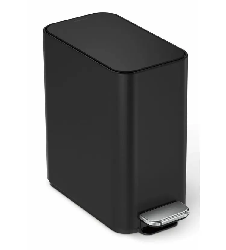 Simplehuman Afvalemmers - Afvalbak 5 L, Met Tasvak, Matzwart CW2101 3 Simplehuman Afvalemmers - Afvalbak 5 L, Met Tasvak, Matzwart CW2101