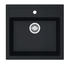 Franke Sets - Keukenset T122Č, Tectonite Spoelbak SID 610 En Keukenkraan FC 6018.901, Zwart/mat Zwart 143.0687.310 -SANITINO WINKEL b796e4960cecf590324514db