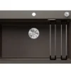 Blanco Etagon 8 - Silgranit Spoelbak, 78x51 Cm, Met Afvoerbediening En Toebehoren, InFino, Koffiekleur 525186