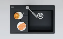 Franke Centro - Fragraniet Spoelbak CNG 611-78 TL/7, 78x50 Cm, Onyx 114.0637.510 -SANITINO WINKEL b9c6569bcf6ab58b0bbcaa45