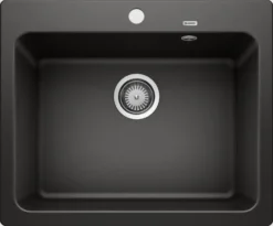 Blanco Naya 6 - Silgranit Spoelbak, 62x51 Cm, Zwart 525941