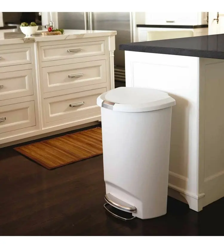 Simplehuman Afvalemmers - Afvalbak 50 L, Wit CW1356 7 Simplehuman Afvalemmers - Afvalbak 50 L, Wit CW1356 - Afbeelding 5